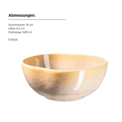 Die moderne Hausfrau Schüssel Set, Steinzeug Cordelia Grün