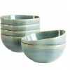 Die moderne Hausfrau Schüssel Set, Steinzeug Cordelia Grün / Blau