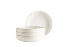 Die moderne Hausfrau Schüssel Set, Steinzeug Unico Weiß