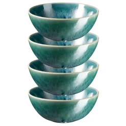 Die moderne Hausfrau Schüssel-Set, Steinzeug Carellia Blau