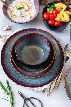 Die moderne Hausfrau Schüssel-Set, Steinzeug Teona 4 x Schüssel