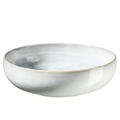 Die moderne Hausfrau Schüssel-Set, Steinzeug TIEFER SEE Grau / Weiß