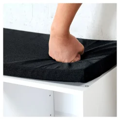 Die moderne Hausfrau Schuhschrank mit Sitzkissen, 5 Fächer pink