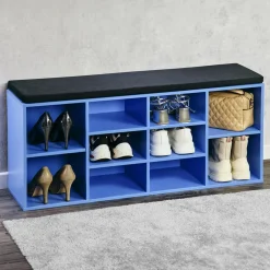 Die moderne Hausfrau Schuhschrank mit Sitzkissen