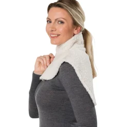 Damen Die moderne Hausfrau Schulter- und Nackenwärmer weiß