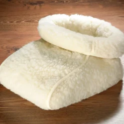 Die moderne Hausfrau Schurwoll-Fußsack natur