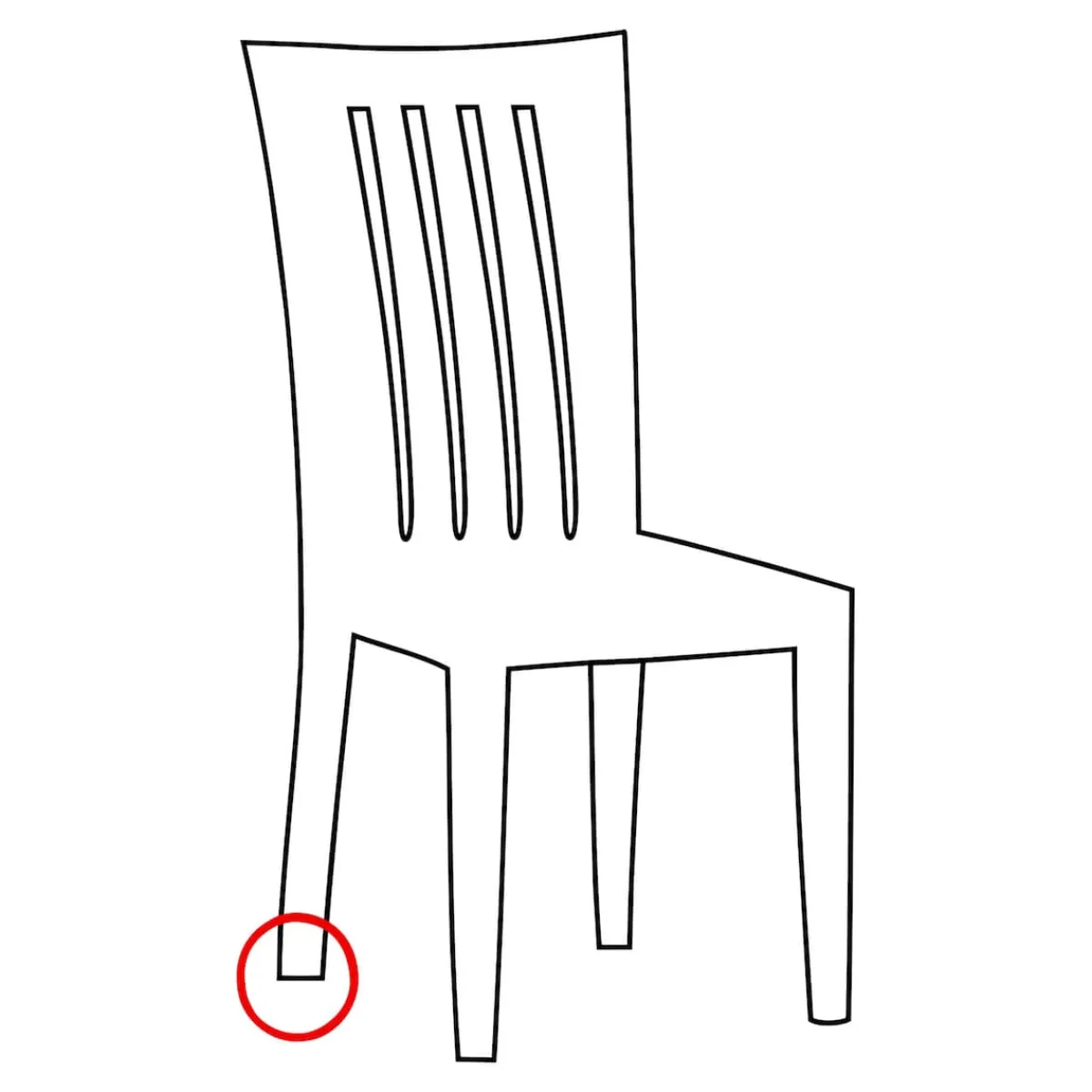 Die moderne Hausfrau Schutz-Gleiter, 8 Stück mit Nagel