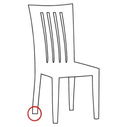 Die moderne Hausfrau Schutz-Gleiter, 8 Stück zum Kleben