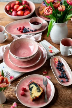 Die moderne Hausfrau Servierplatten-Set, Steinzeug Frozen Berry