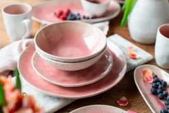 Die moderne Hausfrau Servierplatten-Set, Steinzeug Frozen Berry