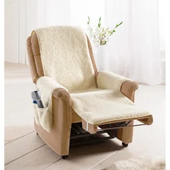 Die moderne Hausfrau Sesselschoner aus Schurwolle