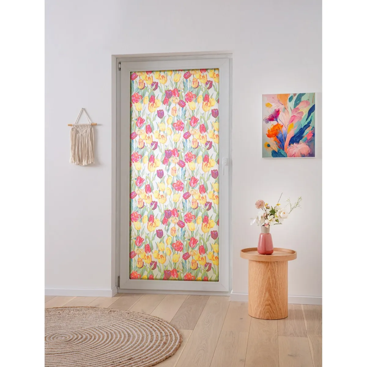 Die moderne Hausfrau Sichtschutz-Fensterfolie „Tulpen“