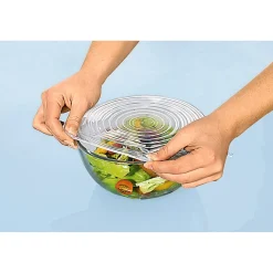 Die moderne Hausfrau Silikon-Flexi-Deckel, 6 Stück