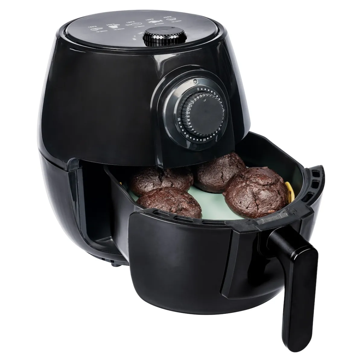 Die moderne Hausfrau Silikon-Muffinform für Heißluftfritteusen