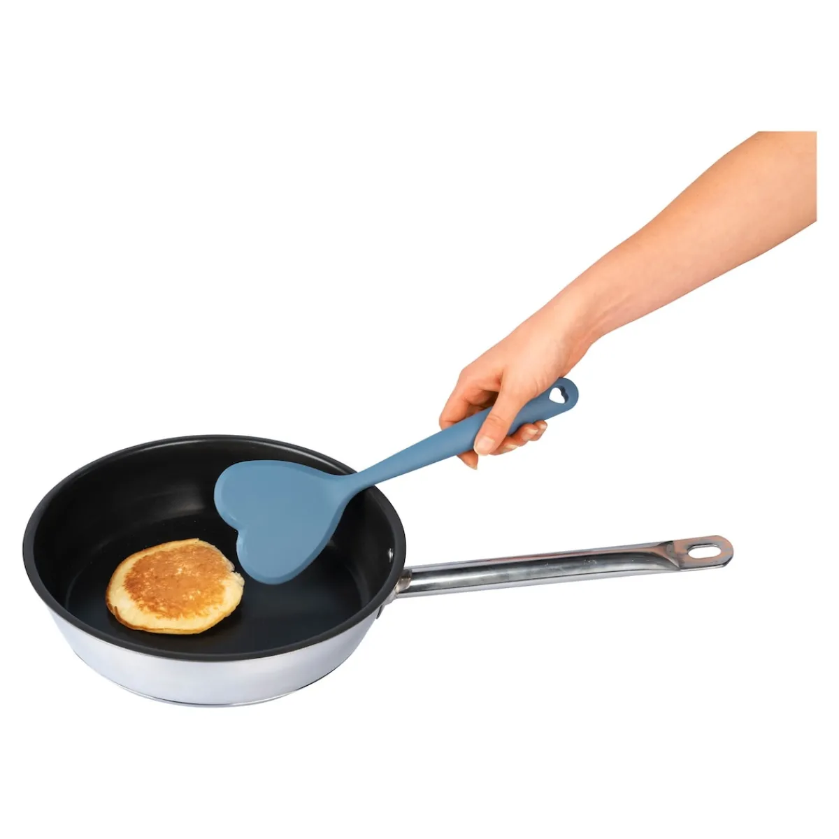 Die moderne Hausfrau Silikon-Pfannenwender „Herz“