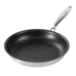 Die moderne Hausfrau SILVERSTAR Edelstahlpfanne Bratpfanne 24 cm | ohne Deckel