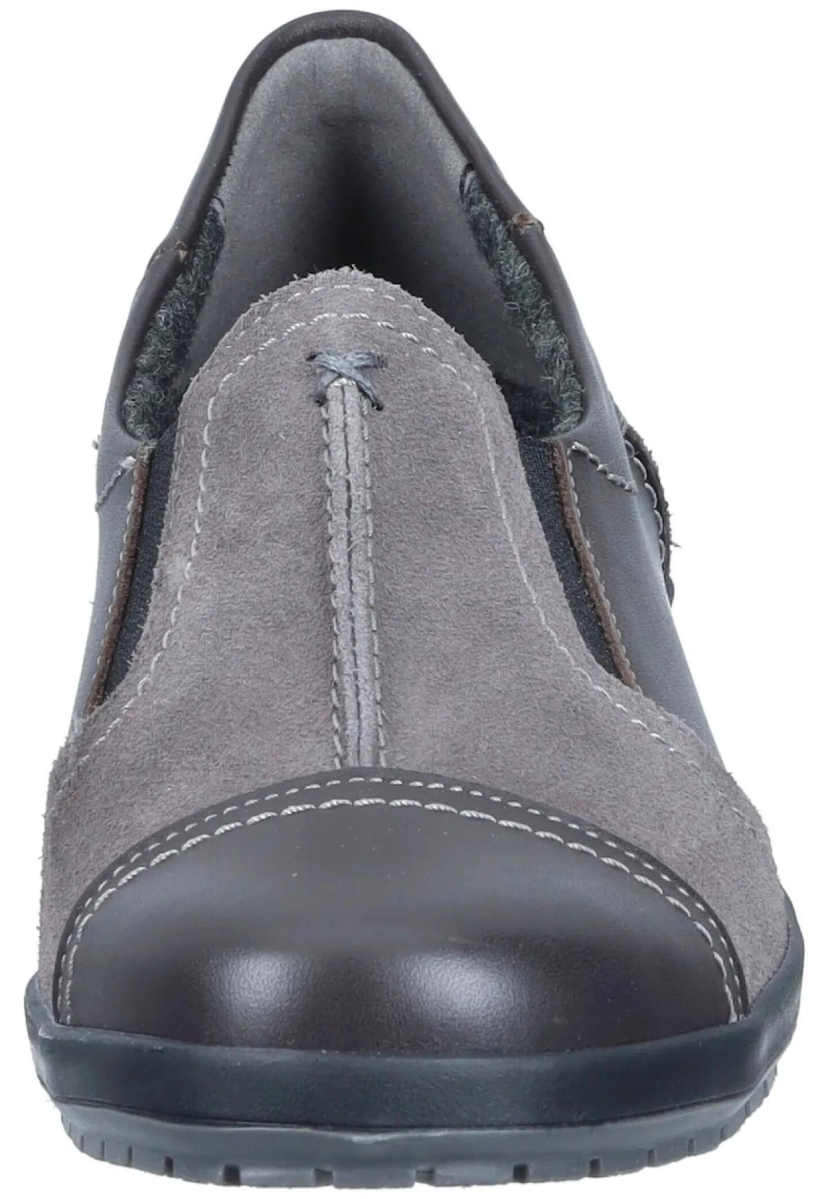 Damen Die moderne Hausfrau Slipper grau