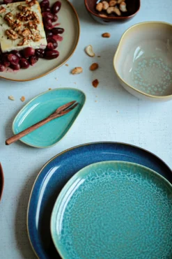 Die moderne Hausfrau Snacking-Set, Steinzeug Cordelia Braun