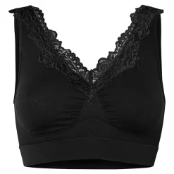 Damen Die moderne Hausfrau Soft-BH mit Spitze „Elegant“ schwarz