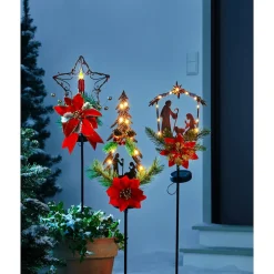 Die moderne Hausfrau Solar-Gartenstecker Stern