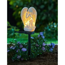 Die moderne Hausfrau Solar-Grabengel