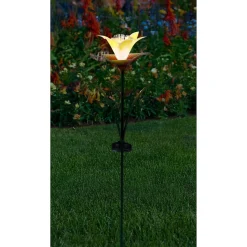 Die moderne Hausfrau Solar-LED-Gartenstecker 