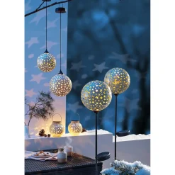 Die moderne Hausfrau Solar-LED-Gartenstecker „Sternenzauber“