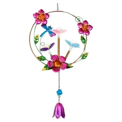 Die moderne Hausfrau Solar-LED-Hängedeko "Blütenzauber"