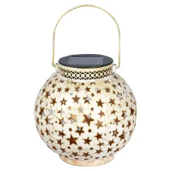 Die moderne Hausfrau Solar-LED-Laterne „Sternenzauber“