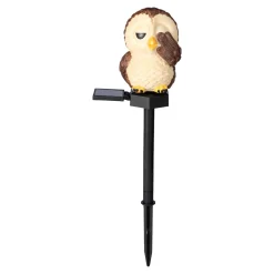 Die moderne Hausfrau Solar-LED-Rushmore-Eulen Lincoln