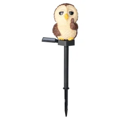 Die moderne Hausfrau Solar-LED-Rushmore-Eulen Roosevelt