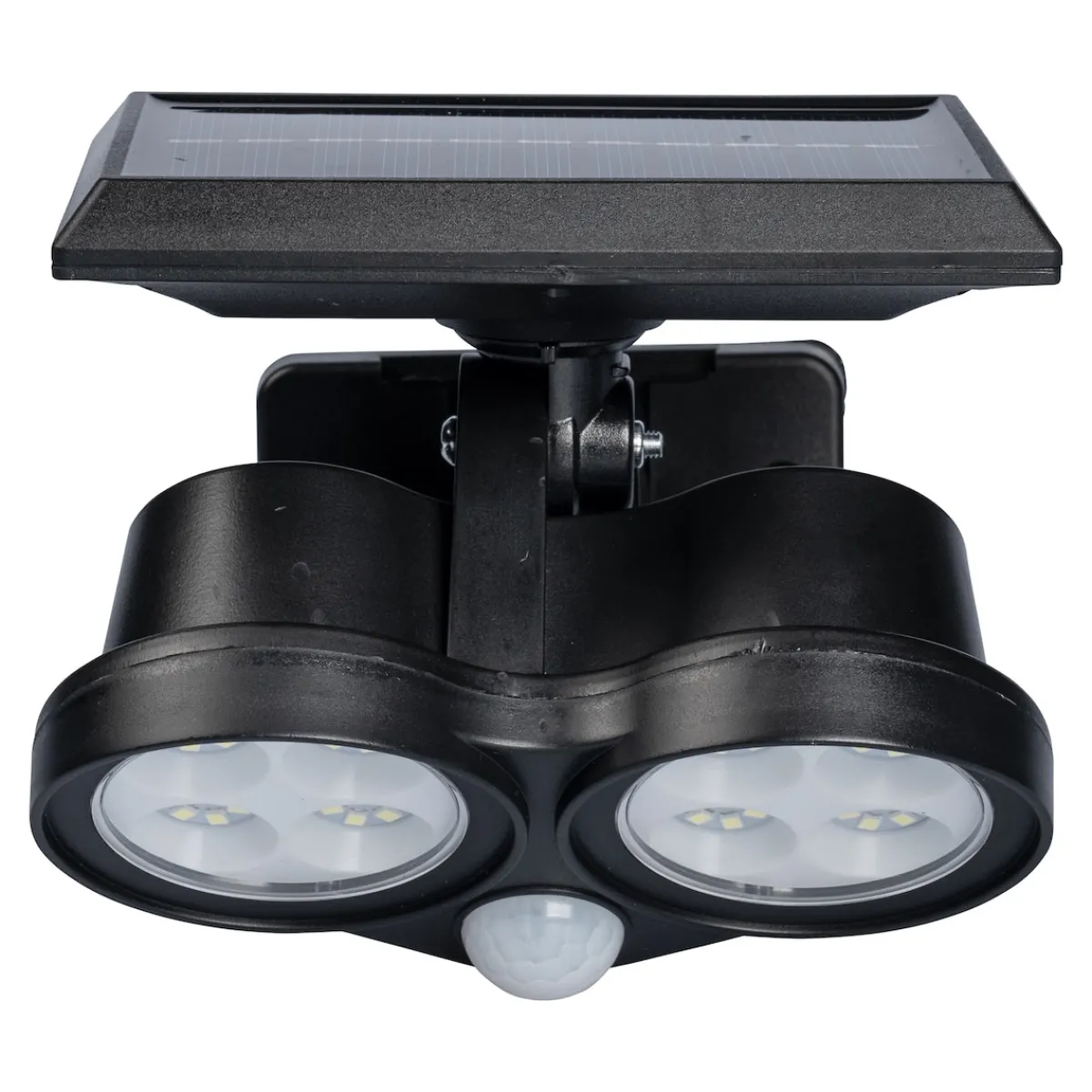 Die moderne Hausfrau Solar-LED-Sicherheitsstrahler „2 in1“