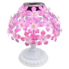 Die moderne Hausfrau Solar-LED-Tischleuchte "Hibiskus"