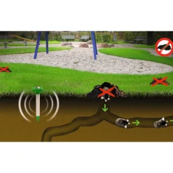 Die moderne Hausfrau Solar-Maulwurfschreck