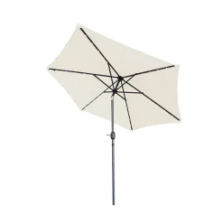 Die moderne Hausfrau Solar-Sonnenschirm "Sternenhimmel" creme