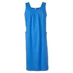 Damen Die moderne Hausfrau Sommer-Wohlfühlkleid "Silvia" blau