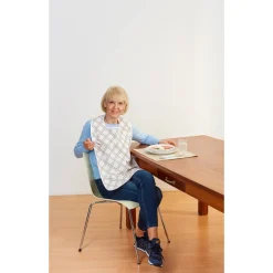 Die moderne Hausfrau Speiseschürze braun (kariert)