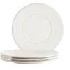 Die moderne Hausfrau Speiseteller Set, Steinzeug Unico Weiß