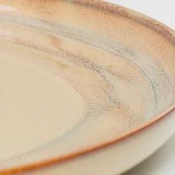 Die moderne Hausfrau Speiseteller-Set, Steinzeug Nebelwald