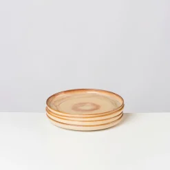 Die moderne Hausfrau Speiseteller-Set, Steinzeug Nebelwald