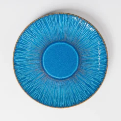 Die moderne Hausfrau Speiseteller-Set, Steinzeug Eisfall