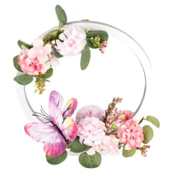 Die moderne Hausfrau Spiegel mit Sommerblumen