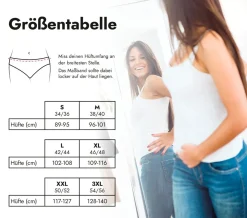 Die moderne Hausfrau Spitzen-Slip mit Saugeinlage Schwarz