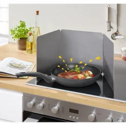 Die moderne Hausfrau Spritzschutz silber