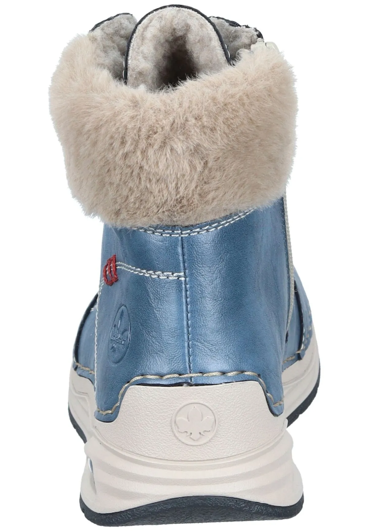 Damen Die moderne Hausfrau Stiefel blau