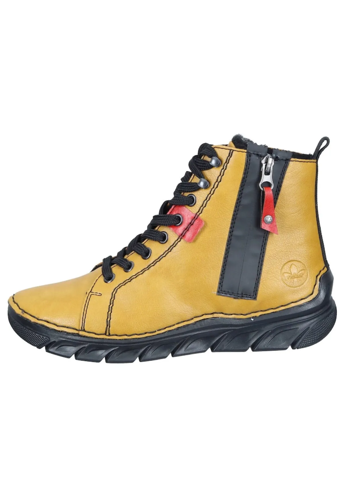 Damen Die moderne Hausfrau Stiefel gelb