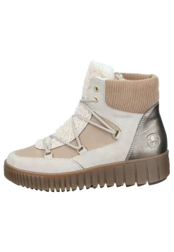 Damen Die moderne Hausfrau Stiefeletten beige