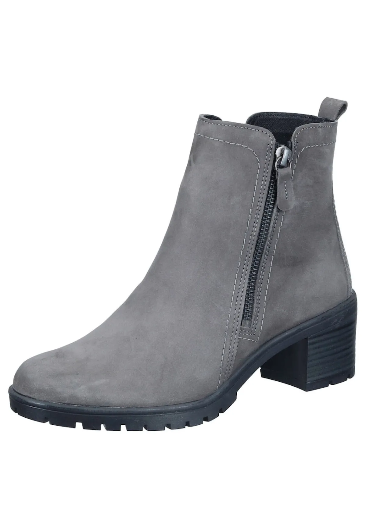 Damen Die moderne Hausfrau Stiefeletten grau