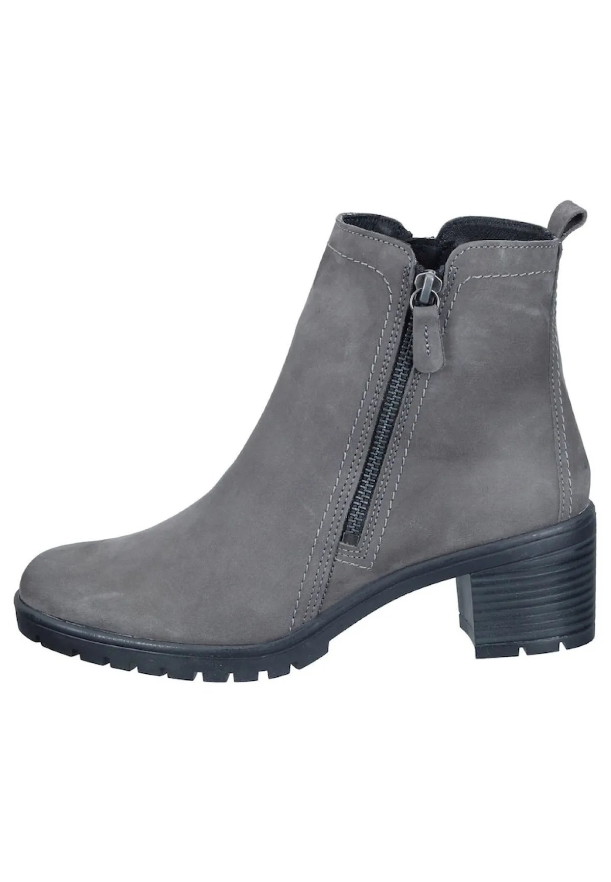 Damen Die moderne Hausfrau Stiefeletten grau
