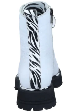 Damen Die moderne Hausfrau Stiefeletten weiß